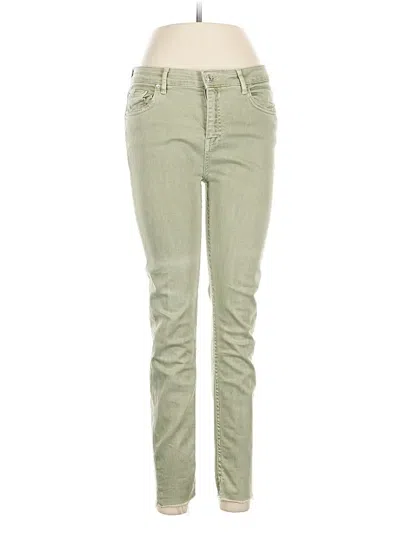 Pre-owned Zara Jeans In Green