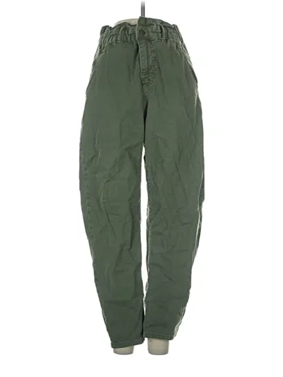Pre-owned Zara Jeans In Green