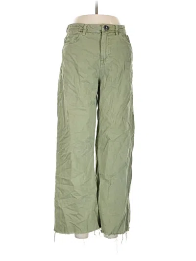 Pre-owned Zara Jeans In Green