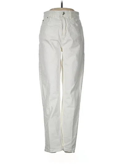 Pre-owned Zara Jeans In Ivory