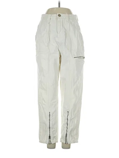 Pre-owned Zara Jeans In Ivory