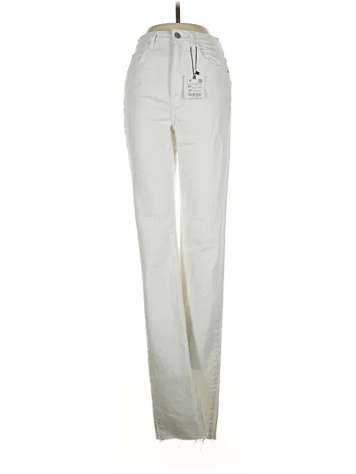Zara Jeans In Ivory