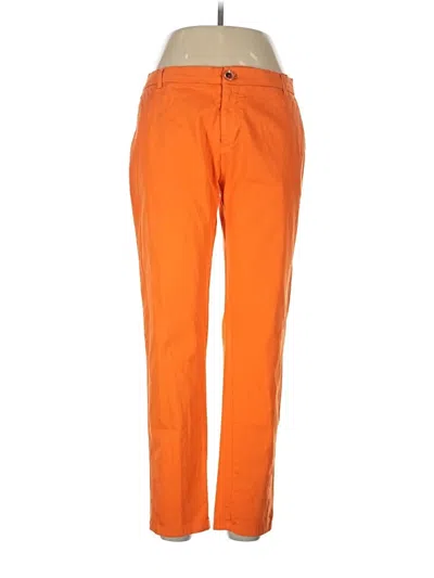 Pre-owned Zara Jeans In Orange