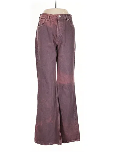 Pre-owned Zara Jeans In Purple