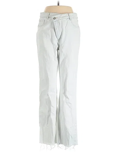 Pre-owned Zara Jeans In Silver