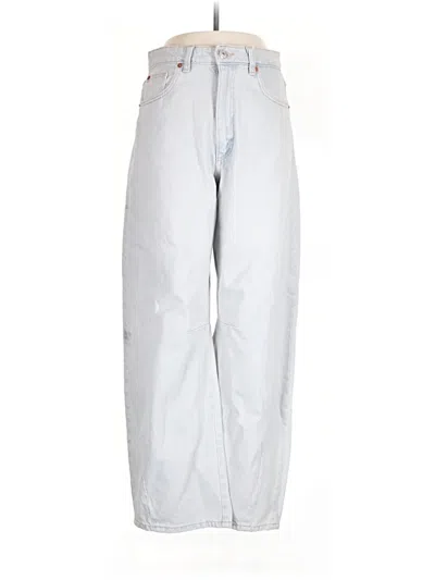 Pre-owned Zara Jeans In Silver