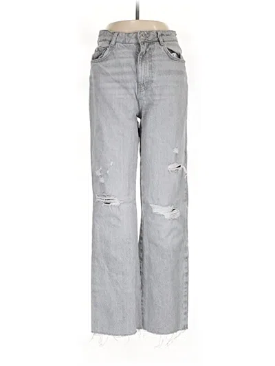 Pre-owned Zara Jeans In Silver
