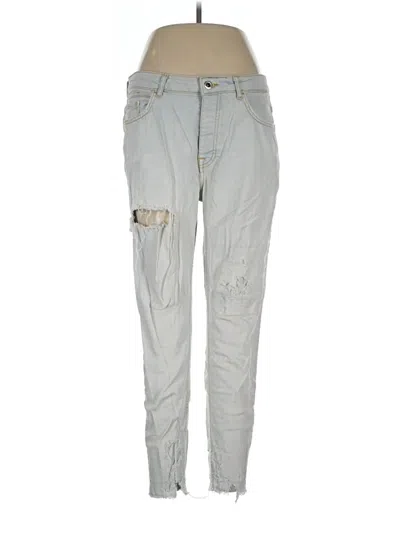 Pre-owned Zara Jeans In Silver