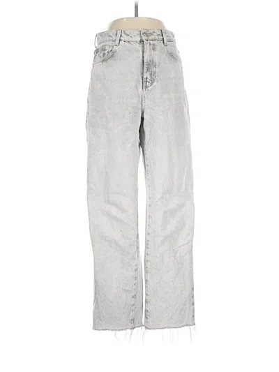 Pre-owned Zara Jeans In Silver