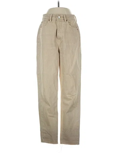 Pre-owned Zara Jeans In Tan