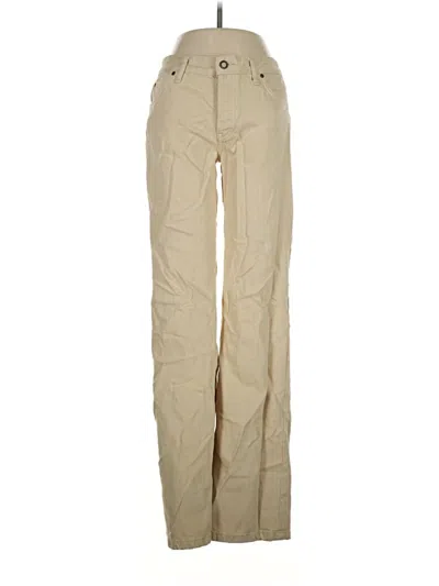 Pre-owned Zara Jeans In Tan