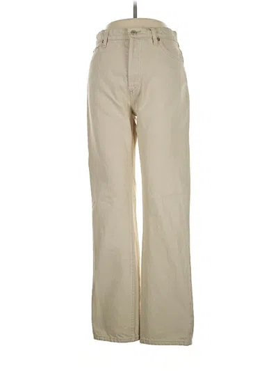 Pre-owned Zara Jeans In Tan