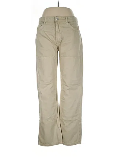 Pre-owned Zara Jeans In Tan