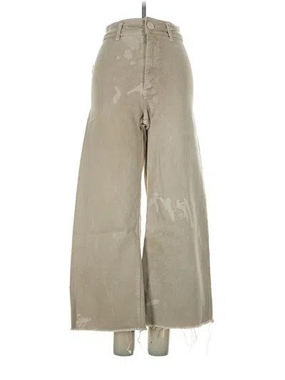 Pre-owned Zara Jeans In Tan