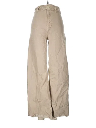 Pre-owned Zara Jeans In Tan