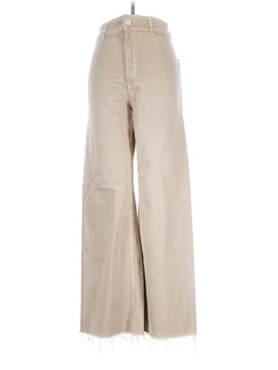Pre-owned Zara Jeans In Tan