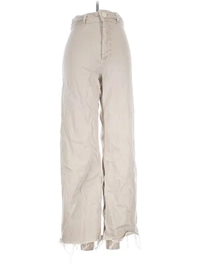 Pre-owned Zara Jeans In Tan