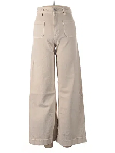 Pre-owned Zara Jeans In Tan