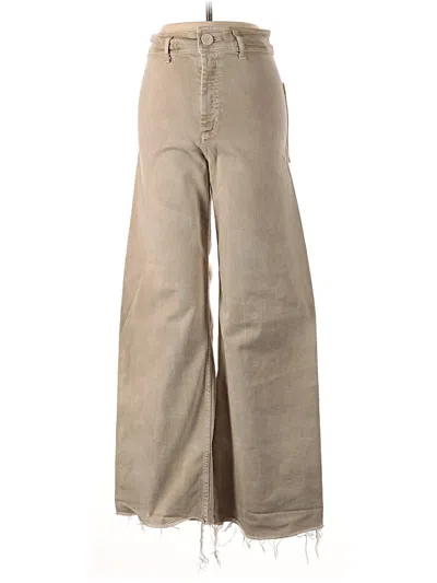 Pre-owned Zara Jeans In Tan