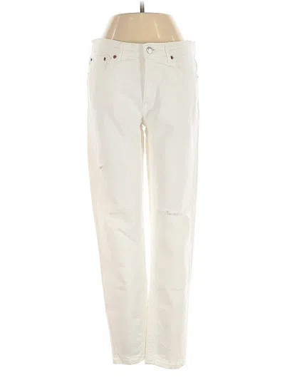 Pre-owned Zara Jeans In White