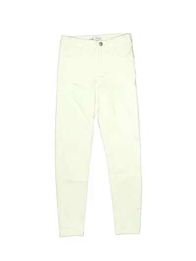 Pre-owned Zara Kids' Jeans In White