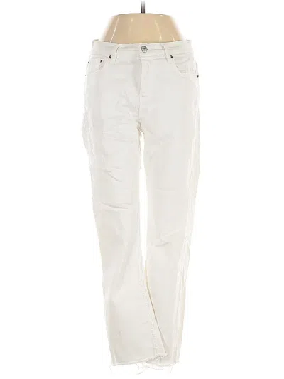 Pre-owned Zara Jeans In White