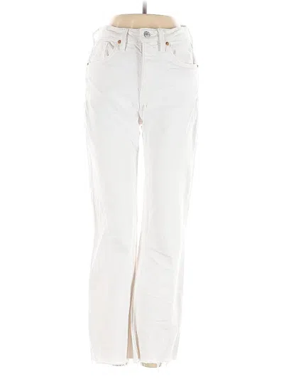 Pre-owned Zara Jeans In White