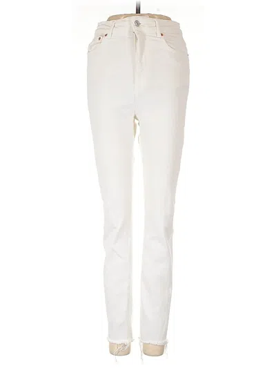 Pre-owned Zara Jeans In White