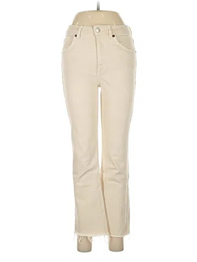 Pre-owned Zara Jeans In White