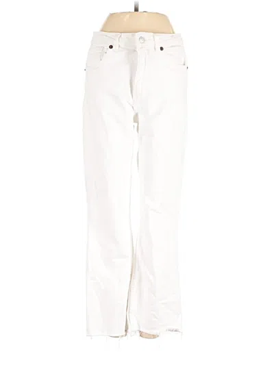 Pre-owned Zara Jeans In White