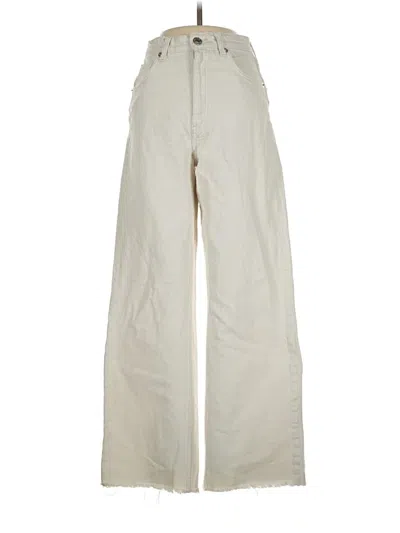 Pre-owned Zara Jeans In White