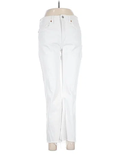 Pre-owned Zara Jeans In White