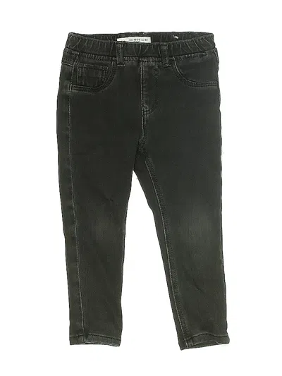 Pre-owned Zara Kids' Jeggings In Black