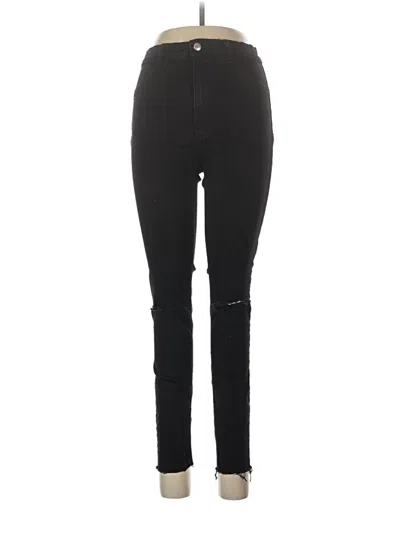 Pre-owned Zara Jeggings In Black