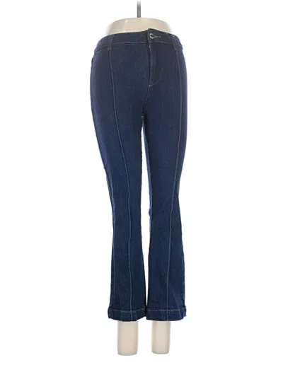 Pre-owned Zara Jeggings In Blue