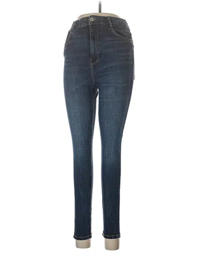 Pre-owned Zara Jeggings In Blue