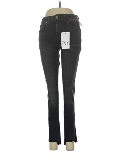 Pre-owned Zara Jeggings In Gray