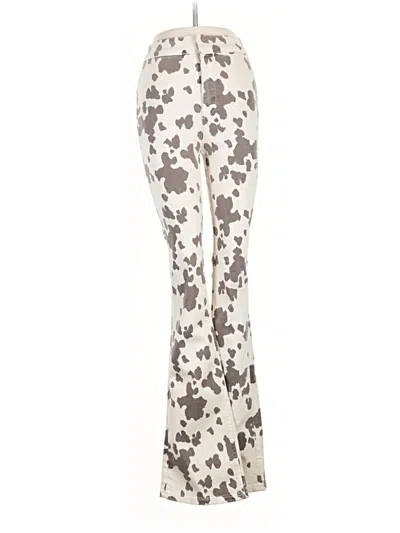 Pre-owned Zara Jeggings In White