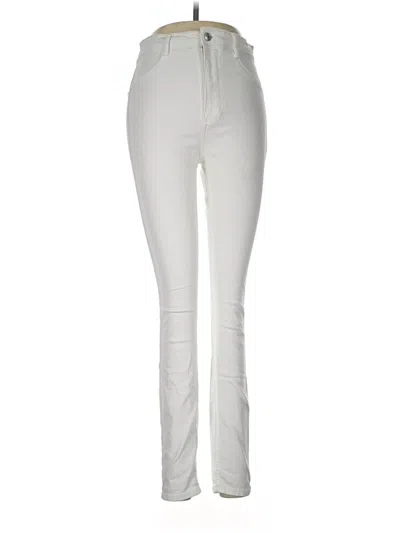 Pre-owned Zara Jeggings In White