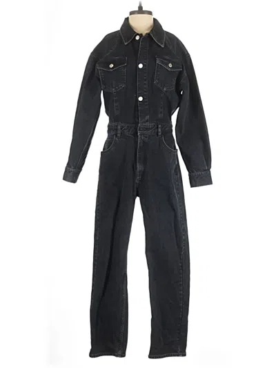 Pre-owned Zara Jumpsuit In Black