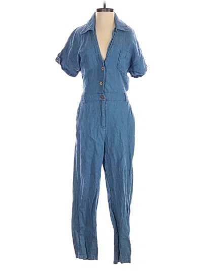 Pre-owned Zara Jumpsuit In Blue