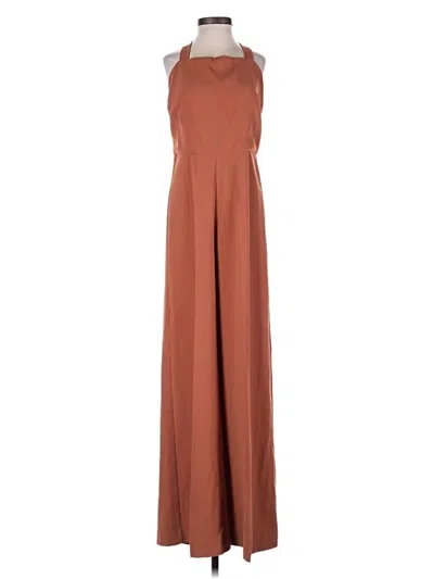 Pre-owned Zara Jumpsuit In Brown