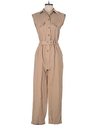 Pre-owned Zara Jumpsuit In Brown