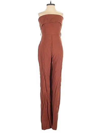 Pre-owned Zara Jumpsuit In Brown