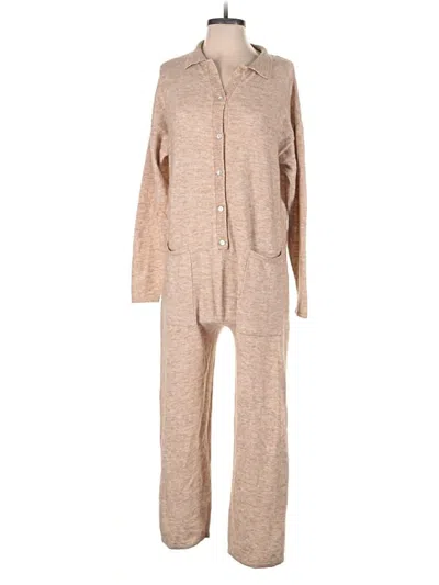 Pre-owned Zara Jumpsuit In Brown