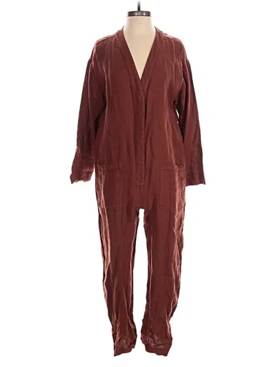 Pre-owned Zara Jumpsuit In Brown