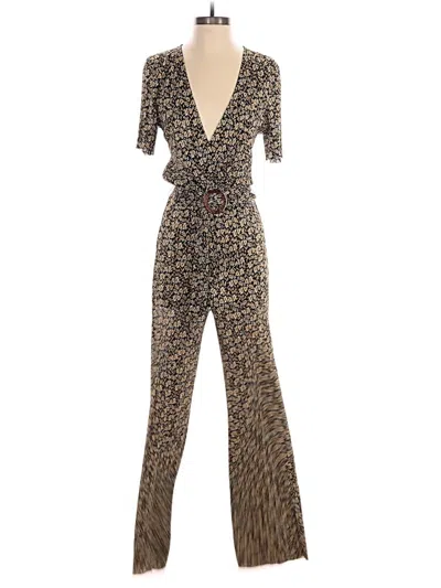 Pre-owned Zara Jumpsuit In Brown