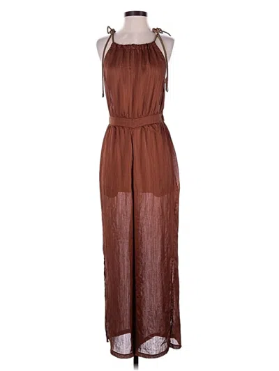 Pre-owned Zara Jumpsuit In Brown