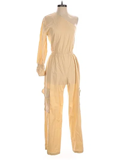 Pre-owned Zara Jumpsuit In Gold
