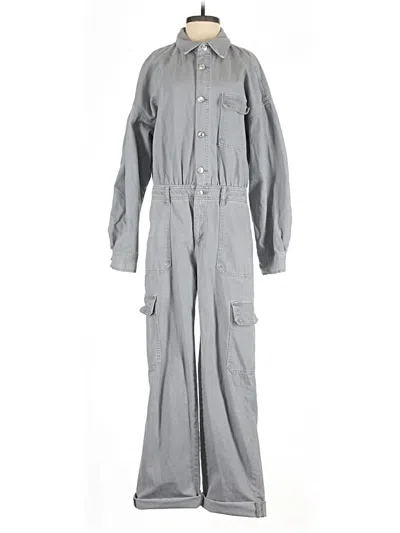 Pre-owned Zara Jumpsuit In Gray